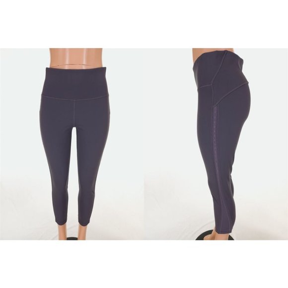 LULULEMON 12 Wunder Under Hi-Rise 7/8 Tight (Awaken) 25" Dark Shadow - Picture 2 of 12